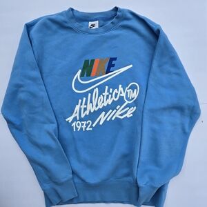 Nike Men’s Blue Athletics Crewneck Sweatshirt